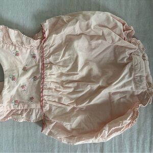 Janie and Jack Soft Pink Baby Outfit